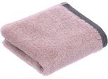 Gästehandtücher BUGATTI "Prato", lila (sea lavender), B:30cm L:50cm, Walkfrottier, Obermaterial: 100% Baumwolle, Handtücher, Uni Farben, mit melierter Optik im Saum