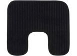 Badematte GÖZZE "Berlin", schwarz, H:7mm, Polyester, Badematten, Badematte, Badteppich, Uni Farben, Cord Optik, waschbar