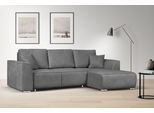Ecksofa OTTO HOME "BEATRICE optionale Schlafsofa mit Bettkasten, B/T/H: 265/170/86 cm", grau (hellgrau), B:265cm H:86cm T:170cm, 100% Polyester, Sofas, Ecksofa, L-Form, wahlweise auch mit Bettfunktion und Bettkasten
