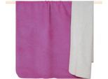 Wohndecke PAD "Hobart", pink (mauve, light grau), B:150cm L:200cm, Mischgewebe, Wohndecken, Wohndecke, Made in Europe