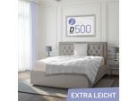 Gänsedaunenbettdecke SCHLAFSTIL "D500", weiß, B:200cm L:200cm, 100% Baumwolle, Bettdecken, hergestellt in Deutschland