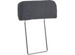 Kopfstütze SIT & MORE "Varese", grau (dunkelgrau), B:52cm H:22cm, Luxus-Microfaser (100% Polyester)IStruktur fein (100% Polyester)IFlachgewebe (95% Polyester, 5% Polyamid), Polsterauflagen, Kopfstütze