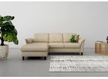 Ecksofa SIT & MORE "Maggiore L-Form", beige, B:258cm T:173cm, 100% Polyester, Sofas, Ecksofa, wahlweise mit Kopfteilverstellung, Bettfunktion und Bettkasten