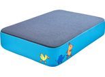 Weichbodenmatte "Hüpfpolster S blau, Die Maus, Wettrennen", blau (schwarzgrau wettrennen), HIPP-HOPP - DAS HÜPFPOLSTER, Sportmatten, Kinder, B/H/L: 70cm x 17cm x 97cm, Hüpfmatte; 97x70x17 cm; Made in Germany, B:70cm H:17cm L:97cm