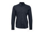 Langarmhemd CASUAL FRIDAY "Langarmhemd CFArthur", Herren, Gr. M, N-Gr, schwarz (schwarz navy), Obermaterial: 72% Baumwolle CO. 24% Polyester PES. 4% Elasthan EL., Hemden