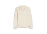 TOM TAILOR Herren Strickpullover mit Polokragen, braun, Uni, Gr. M