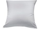 Kissenbezug PRIMERA "Primera Luxus-Satin Kissenbezug", hellgrau, B:80cm L:80cm, Mako-Satin, 100% Baumwolle, Mako-Satin, Kissenbezüge, Kissenbezug, Passend zu unserer Primera Luxus-Satin Bettwäsche