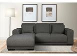 Ecksofa HOME AFFAIRE "BORNHOLM L-Form, B: 234 cm - OTTO. Verlässliche Qualität.", grau (dunkelgrau), B:234cm H:85cm T:162cm, 100% Polyester, Sofas, Ecksofa, Recamiere links oder rechts bestellbar, Wellenfederung, inkl. 2 Kissen