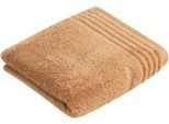Handtuch VOSSEN "Vienna Style Supersoft", braun (camel), B:60cm L:110cm, Webfrottier, Baumwolle, Handtücher, Supersoft Baumwolle
