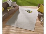 Teppich NORTHRUGS "Coin" Gr. 6, grau, B:200cm H:8mm L:290cm, Kunstfaser, Teppiche, Teppich, In-& Outdoor, Wetterfest, Balkon, Sisal-Optik, Wohnzimmer, Läufer