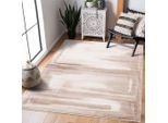 Teppich CARPET CITY "Noa 9261", beige, B:80cm H:11mm L:300cm, Kunstfaser, Teppiche, Teppich, Läufer, Kurzflor, Modern, Weicher Flor, Pflegeleicht, Wohnzimmer
