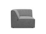 Sofa-Eckelement OTTO HOME "Merid, Sofaelement, Maße B/T/H: 97/97/46 cm", grau (hellgrau), B:97cm H:70cm T:97cm, Struktur fein (100% Polyester);Samtoptik (100% Polyester);Samtcord (92% Polyester, 8% Polyamid), Polsterelemente, als Modul oder separat verwendbar, für individuelle Zusammenstellung