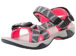 Sandale CMP "HAMAL WMN HIKING SANDAL", Damen, Gr. 41, grau (grau, gloss), Synthetik, Schuhe Sandale