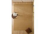 Teppich WECON HOME "Castello THREE", beige (karamell), B:200cm H:7mm L:300cm, Schurwolle, Teppiche, Teppich, Schurwolle, Kurzflor mit Hoch-Tief-Effekt, Wohnzimmer, Punktmuster
