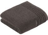 Handtuch VOSSEN "Vienna Style Supersoft", grau (slate grau), B:60cm L:110cm, Webfrottier, Baumwolle, Handtücher, Supersoft Baumwolle