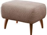 Hocker HOME AFFAIRE "Baggio", beige, B:63cm H:45cm T:63cm, 100% Polyester, Hocker, Hocker, mit Holzfüßen
