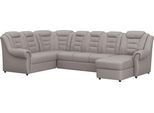 Wohnlandschaft HOME AFFAIRE "Boston U-Form", beige (sand), B:333cm H:102cm T:216cm, 64% Polyurethan, 25% Polyester, 11% Baumwolle, Sofas, Wohnlandschaft, mit hoher Rückenlehne, wahlweise mit Bettfunktion & Stauraum