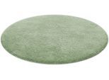Badematte HOMIE LIVING "Porto Azzurro", grün (lind grün), H:30mm, Polyester, Badematten, Badematte, Badteppich, uni, rechteckig & rund, waschbar, Badezimmerteppich