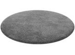 Badematte HOMIE LIVING "Porto Azzurro", grau (schiefer grau), H:30mm, Polyester, Badematten, Badematte, Badteppich, uni, rechteckig & rund, waschbar, Badezimmerteppich