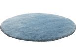 Badematte HOMIE LIVING "Porto Azzurro", blau, H:30mm, Polyester, Badematten, Badematte, Badteppich, uni, rechteckig & rund, waschbar, Badezimmerteppich