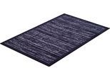 Teppich GRUND "Hamada", grau (grau, schwarz), B:75cm H:8mm L:120cm, Kunstfaser, Teppiche, Teppich, In- und Outdoor geeignet, Teppich mit Bordüre