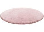 Badematte HOMIE LIVING "Porto Azzurro", rosa, H:30mm, Polyester, Badematten, Badematte, Badteppich, uni, rechteckig & rund, waschbar, Badezimmerteppich