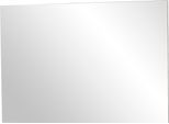 Spiegel GERMANIA "Topix", grau (steingrau), B:87cm H:60cm T:3cm, Glas, Holzwerkstoff, Spiegel