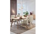 Polsterstuhl STRESSLESS "Laurel", beige (cream batick, schwarz), B:58cm H:92cm T:59cm, Leder BATICK: BATICK ist ein leicht korrigiertes, durchgefärbtes und genarbtes Möbelleder, bei dem die meisten Unebenheiten und Spuren in der Regel entfernt wurden., Stühle, Polsterstuhl, Low Back mit Armlehne, Größe L, mit schräggestellten Beinen in Schwarz