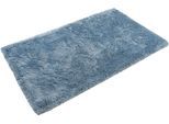 Badematte HOMIE LIVING "Porto Azzurro", blau, H:30mm, Polyester, Badematten, Badematte, Badteppich, uni, rechteckig & rund, waschbar, Badezimmerteppich