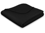 Wohndecke BIEDERLACK "Cotton Home", schwarz, B:150cm L:200cm, Baumwolle, Polyacryl, Wohndecken, Wohndecke, mit Zierstich
