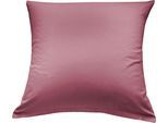 Kissenbezug PRIMERA "Primera Luxus-Satin Kissenbezug", rosa (rosenholz), B:80cm L:80cm, Mako-Satin, 100% Baumwolle, Mako-Satin, Kissenbezüge, Kissenbezug, Passend zu unserer Primera Luxus-Satin Bettwäsche