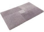 Badematte HOMIE LIVING "San Piero", grau, H:30mm, Polyester, Badematten, Badematte, Badteppich, kuschelig weich, uni, waschbar, Badezimmerteppich