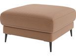 Polsterhocker HOME AFFAIRE "Downtown", braun (rusty), B:80cm H:44cm T:80cm, 94% Polyester, 12% Polyacryl, Hocker, Polsterhocker, passend zur Serie, auch in Cord
