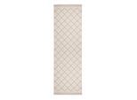 Teppich HANSE HOME "Corsica Wendeteppich" Gr. 12, grau (grau, creme), B:80cm H:5mm L:250cm, Kunstfaser, Teppiche, Teppich, In-& Outdoor, Wetterfest, Balkon, Läufer, Wohnzimmer, Wasserfest