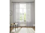 Gardine OTTO HOME "Fiete" Gr. 3, grau (stein), B:140cm H:225cm, Polyester, Gardinen, Gardine, Leinen Optik, Sichtschutz, halbtransparent, einfarbig, Leinenoptik