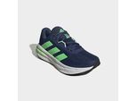 Laufschuh ADIDAS PERFORMANCE "GALAXY 7", Herren, Gr. 43, blau (tech indigo, lime burst, dunkelblau), Synthetik, Textil, Schuhe Laufschuh