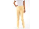 Jeansjeggings CLASSIC BASICS, Damen, Gr. 24, Kurzgrößen, gelb (vanille), 98% Baumwolle, 2% Elasthan, unifarben, lang, Jeans