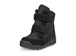 Snowboots ECCO "Winterstiefel URBAN MINI", Baby, Gr. 25, schwarz, Textil, Veloursleder, Schuhe Snowboots, Winterboots, Klettstiefel, Winterstiefel mit Klettriemchen, GORE-TEX