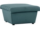 Hocker "LOOKS VIII", blau (petrol), B:74cm H:43cm T:85cm, 100% Polyester, LOOKS BY WOLFGANG JOOP, Hocker, Hocker, Quersteppung, passend zur Serie LOOKS VIII