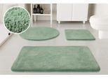 Badematte OTTO HOME "Neele", grün (mintgrün), H:20mm, Polyester, Badematten, Badematte, Badteppich, getuftet, modern, Uni, antirutsch, flauschig, Hochflor