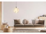 KAYOOM Hängeleuchte "Natalie", beige, Ø 26cm H: 32cm, 1 Stk., Leuchten, handgefertigt, modern, Hängeleuchte