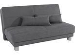 Schlafsofa HOME AFFAIRE "Gina", grau (ash), B:160cm H:86cm T:195cm, Sofas, Schlafsofa, mit einem Handgriff vom Sofa zum Bett