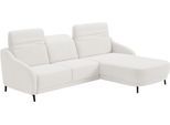 Ecksofa SIT & MORE "Blues L-Form", weiß, B:271cm H:93cm T:191cm, 100% Polyester, Sofas, Ecksofa, wahlweise mit Klapptisch und USB