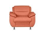 Sessel SIT & MORE "Mailand, B: 99 cm", orange (terrakotta), B:99cm H:85cm T:90cm, Luxus-Kunstleder;Kunstleder Softlux;NaturLEDER (echtes Rindleder)/Korpus passendes Kunstleder Softlux;Luxus-Microfaser Altara Nubuck (100% Polyester), Sessel, Sessel, individuell zu kombinieren