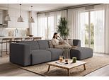 Ecksofa OTTO HOME "Merid L-Form, B: 295 cm - OTTO. Verlässliche Qualität.", grau (anthrazit), B:295cm H:70cm T:162cm, Struktur fein (100% Polyester);Samtoptik (100% Polyester);Samtcord (92% Polyester, 8% Polyamid), Sofas, Ecksofa, jederzeit durch Module erweiterbar