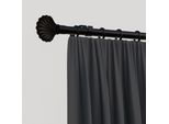 Gardinenstange INDEKO "Volterra", schwarz, L:430cm Ø:16mm, Eisen, Gardinenstangen, Gardinenstange