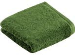 Gaestehandtuecher VOSSEN "Vegan Life", grün (clover), B:40cm L:60cm, Webfrottier, Obermaterial: 100% Baumwolle, Handtücher, Gaestehandtuecher, im Set, 100% vegan