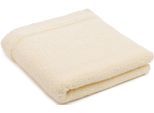 Handtücher GÖZZE "Monaco", gelb (vanille), B:50cm L:100cm, Walkfrottier, Obermaterial: 100% Baumwolle, Handtücher, Handtücher, im Set, Uni Farben, mit gewellter Bordüre, reine Baumwolle