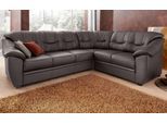 Ecksofa SIT & MORE "Savona L-Form, B: 262 cm", braun (mokka), B:262cm H:90cm T:212cm, PRIMABELLE-Microfaser (100% Polyester);SOFTLUX/Struktur (Korpus in Kunstleder, Sitz und Rücken in Strukturstoff aus 75% Polyester und 25% Viskose);Kunstleder SOFTLUX;NaturLEDER (echtes Rindsleder), Korpus in Kunstleder SOFTLUX, Sofas, Ecksofa, optional Bettfunktion, Federkern