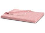 Wohndecke BIEDERLACK "Pearl", rot, B:150cm L:200cm, Baumwolle, Wohndecken, Wohndecke, aus reiner Baumwolle